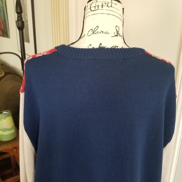 Well Worn Brand Holiday Sweater Reindeer Decorated Sweater Sz XXL - Picture 7 of 11